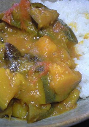 ノンオイル自家製本格夏野菜カレー-レシピのメイン写真