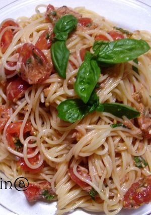 さっぱり☆トマトとツナの冷製パスタ-レシピのメイン写真