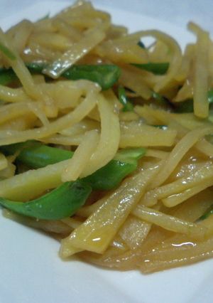 レンジでチン♪ ジャガピーのキンピラ風-レシピのメイン写真