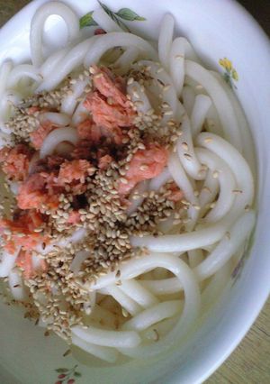 鮭のさっぱり冷やしうどん-レシピのメイン写真