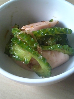 魚肉で♪ゴーヤのおかか合え-レシピのメイン写真