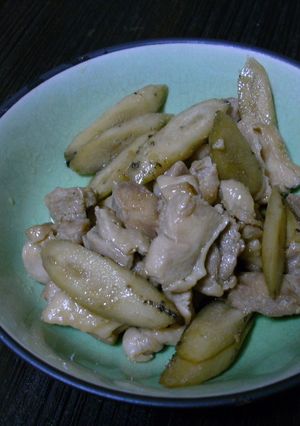 ごぼうと鶏肉の煮物-レシピのメイン写真