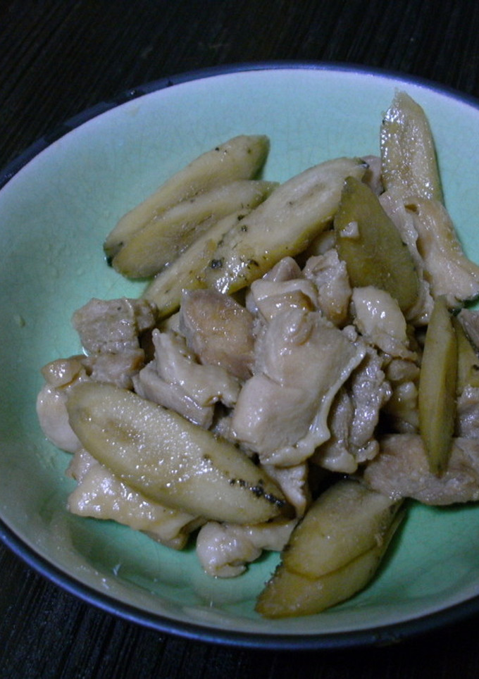 ごぼうと鶏肉の煮物-レシピのメイン写真