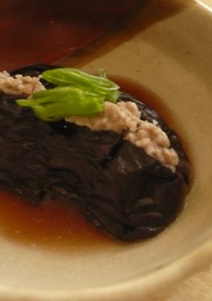 材料２つだけ!!ナスのひき肉はさみ蒸し-レシピのメイン写真