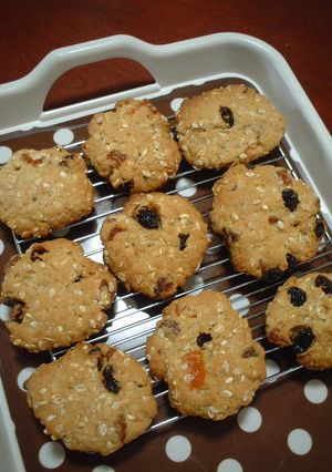 HMで ざくざく 押麦クッキー-レシピのメイン写真