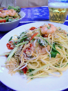★シラスとトマトのピリ辛パスタ★-レシピのメイン写真