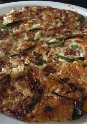 簡単☆♪納豆ネギニラご飯チヂミ風♪☆-レシピのメイン写真