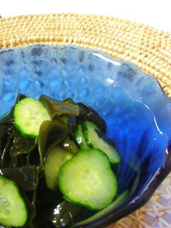 さっぱり!きゅうりとわかめの酢物-レシピのメイン写真