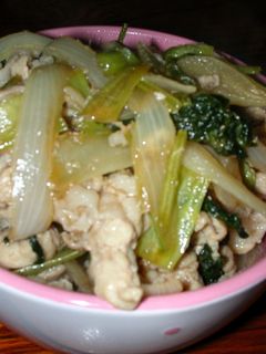 照りぶた野菜丼-レシピのメイン写真
