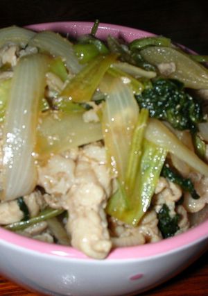 照りぶた野菜丼-レシピのメイン写真