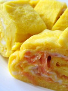鮭たまご焼き-レシピのメイン写真