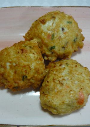 鮭とシソのふわふわ揚げ-レシピのメイン写真