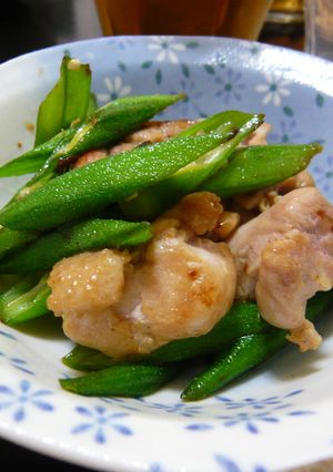 オクラの炒め物-レシピのメイン写真