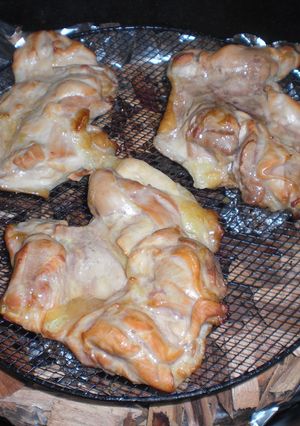 ダッチオーブンで作るスモークチキン-レシピのメイン写真
