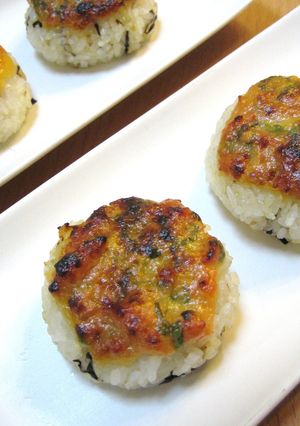 ✿鮭の味噌マヨ焼きおにぎり✿-レシピのメイン写真