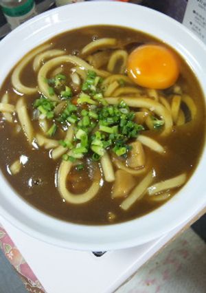 簡単！レトルトカレーうどん（＾０＾）♪-レシピのメイン写真