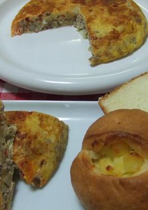 炊飯器で♪いんちきスパニッシュオムレツ-レシピのメイン写真