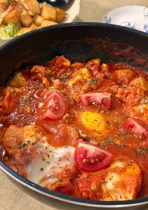 ズッキーニとじゃがいものトマト煮-レシピのメイン写真