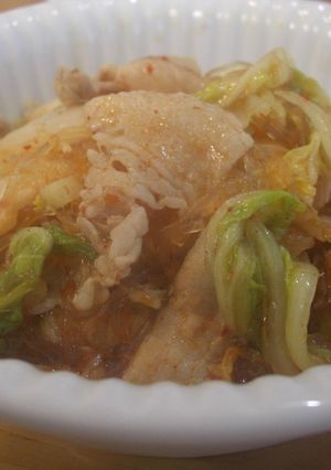 白菜と豚肉のキムチ炒め-レシピのメイン写真