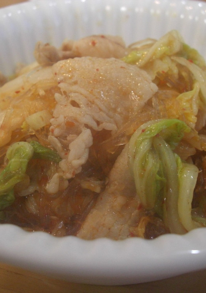 白菜と豚肉のキムチ炒め-レシピのメイン写真
