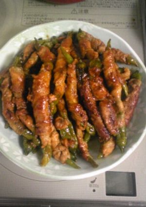 肉巻き甘長ピーマン-レシピのメイン写真