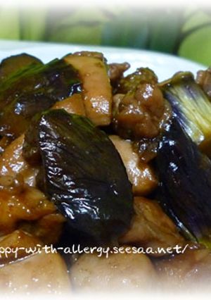 ナスと鶏肉の照り照り☆炒め-レシピのメイン写真