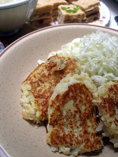 焼きさけあらほぐし=豆腐ハンバーグ-レシピのメイン写真