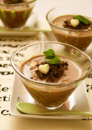 美味しい♪バナナ入りカフェモカプリン-レシピのメイン写真