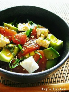 アボまぐろ丼-レシピのメイン写真