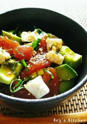 アボまぐろ丼-レシピのメイン写真