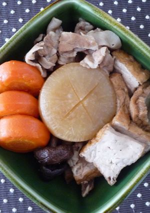 フライパンで下茹で！豚バラ大根の煮物-レシピのメイン写真