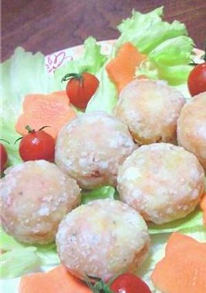 お弁当に鮭ポテトチーズボール☆-レシピのメイン写真