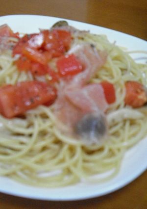 塩きのこで冷製パスタ-レシピのメイン写真