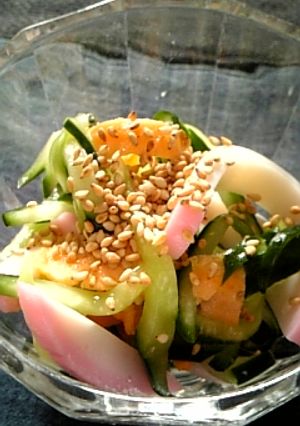 ★-きゅうりとかまぼこの和え物-★-レシピのメイン写真
