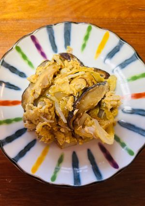 白菜と椎茸としらすの卵とじ-レシピのメイン写真