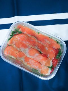 野菜とスモークサーモンのゼリー寄せ-レシピのメイン写真