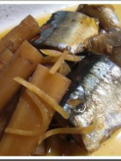 さんまとごぼうの生姜煮@圧力鍋-レシピのメイン写真
