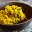 豆乳でしっとり◎レーズンかぼサラ