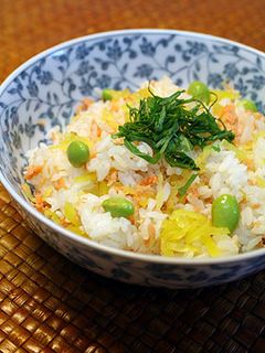 鮭とお沢庵の簡単混ぜご飯-レシピのメイン写真