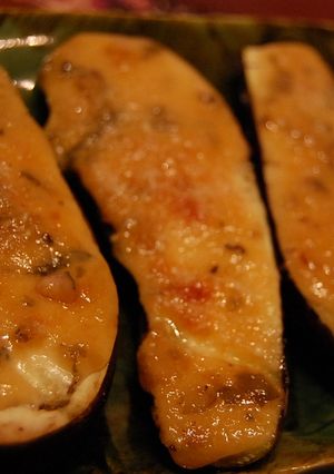 茄子のネギ味噌マヨのピザ風焼き-レシピのメイン写真