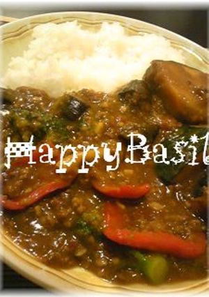 きのこ入り　基本の夏野菜のカレー-レシピのメイン写真