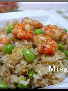 海老と枝豆のガーリック炒飯-レシピのメイン写真