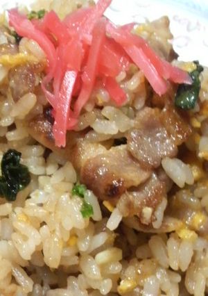 大葉にんにく醤油で過去最高のチャーハン!-レシピのメイン写真
