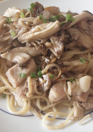 チキンときのこの和風パスタ-レシピのメイン写真