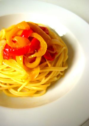 野菜の旨味ギッシリ！パプリカのパスタ-レシピのメイン写真