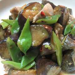 รูปของ なすと鶏肉のぴりっと炒め