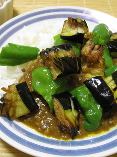 牛ひき肉と茄子の夏野菜たっぷり夏カレー-レシピのメイン写真