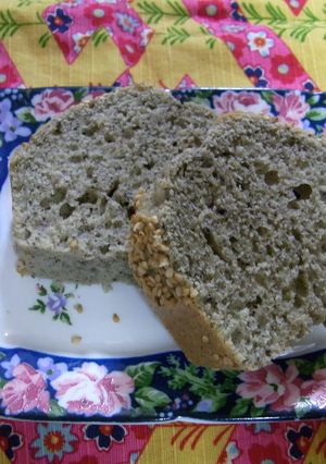ﾎｯﾄｹｰｷﾐｯｸｽで☆ごまケーキ-レシピのメイン写真