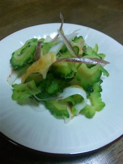 ゴーヤとみょうがであっさりと-レシピのメイン写真