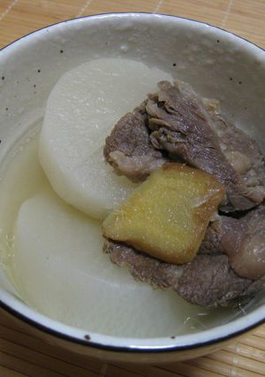 牛すじ肉と大根のあっさりスープ煮-レシピのメイン写真